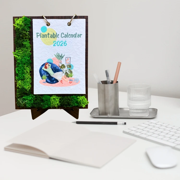 Buy sustainable plantable calendar for employees India